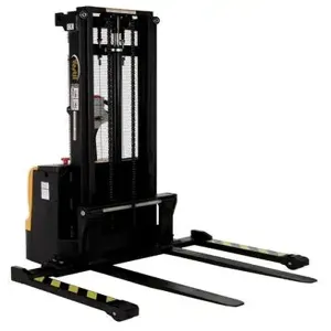 VESTIL S-101-AA-DM Adustable Stacker, Double Mast, 101 Inch Raised | AG7YDX