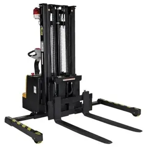 VESTIL S-118-AA-FR Adjustable Fork Stacker, 118 Inch Raised Height | AG7YEA