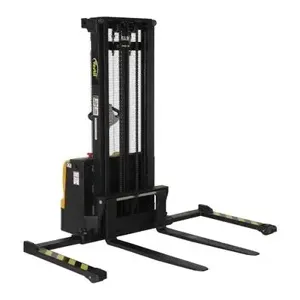 VESTIL S-125-AA-DM Stacker, Double Mast, 125 Inch Adjustable | AG7YED