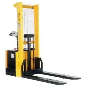 VESTIL S-62-FF Fixed Powered Lift Stacker, 62 Inch Raised | AG7YET