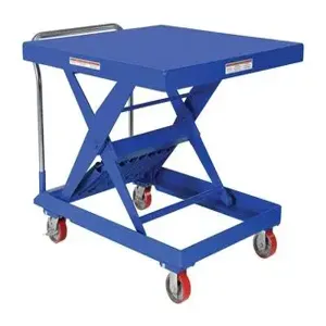 VESTIL SCSC-2000-4242 Auto-Hite Cart, Steel, 2000 Lb. Capacity, 42 x 42 Inch Size | CE3EVJ