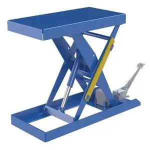 VESTIL SCTAB-1000-2040-FP Scissor Lift Table, 20 x 40 Inch Size, 1000 Lb. Capacity, Foot Pump | CE3EVP