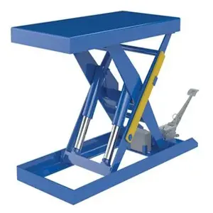 VESTIL SCTAB-2500-2040-FP Scissor Lift Table, 20 x 40 Inch Size, 2500 Lb. Capacity, Foot Pump | CE3EWC