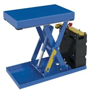 VESTIL SCTAB-500-2033-DC Scissor Lift Table, 20 x 33 Inch Size, 500 Lb. Capacity, 12 VDC | CE3EWE