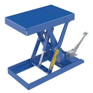 VESTIL SCTAB-500-2033-FP Scissor Lift Table, 20 x 33 Inch Size, 500 Lb. Capacity, Foot Pump | CE3EWF