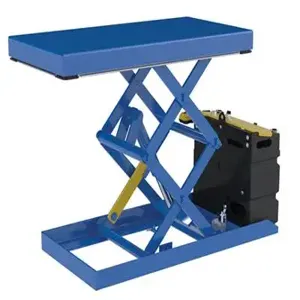 VESTIL SCTABD-750-2040-AC Double Scissor Lift Table, 20 x 40 Inch Size, 750 Lb. Capacity, AC, Steel | CE3EWK