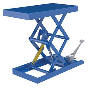 VESTIL SCTABD-750-2040-FP Double Scissor Lift Table, 20 x 40 Inch Size, 750 Lb. Capacity, Steel | CE3EWM