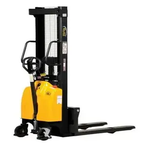 VESTIL SE/HP-98 Hand Pump/powered Stacker, 98 Inch Maximum Height | AG7YQC