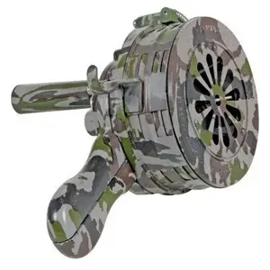 VESTIL SIREN-100-C Steel Warning Siren Hand Crank, Camouflage | AG7YVA