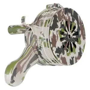 VESTIL SIREN-100-P-C Plastic Warning Siren Hand Crank, Camouflage | AG7YVC