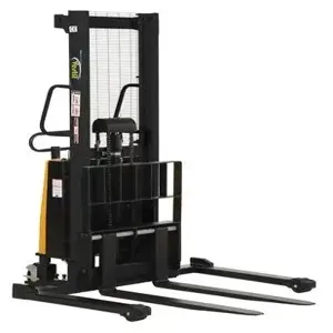 VESTIL SL-63-AA Adjustable Stacker, with Powered Lift, 63 Inch Size | AG7YWP