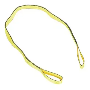 VESTIL SLD-2-F-8-YL Lifting Web Sling, Polyester, Yellow, 2 x 8 Feet Size | CE4QUZ