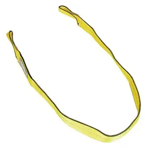 VESTIL SLD-3-F-10-YL Lifting Web Sling, Polyester, Yellow, 3 x 10 Feet Size | CE4QVA