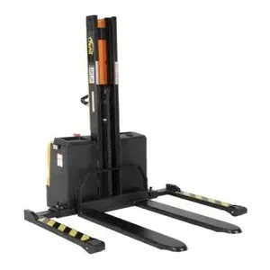 VESTIL SNM-62-FA Stacker Powered Lift/Drive Fixed Fork, 62 Inch Adjustable Leg | AG7YYZ