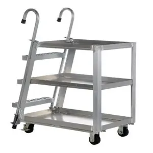 VESTIL SPA3-2236 Stock Picker, Aluminium, 22 x 36 Inch Size, 1000 Lb. Capacity | AG7YZL