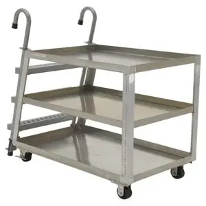 VESTIL SPA3-2848 Stock Picker, Aluminium, 28 x 48 Inch Size, 1000 Lb. Capacity | AG7YZN