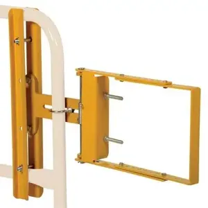 VESTIL SPG-26-Y Yellow Self-closing Gate, 16 Inch to 26 Inch Size | AG7ZAC