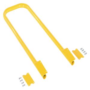 VESTIL SPN-1-YL-HR-RF Poly Step Stool, Nestable, Yellow, 1 Step, Handrail Retrofit | CE4QVW