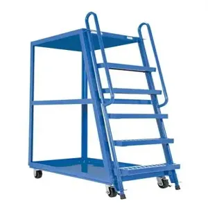 VESTIL SPS-HF-2852 High Frame Cart, 28 x 52 Inch Size, Mold-on-rubber | AG7ZGH 4EY10