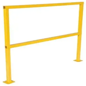 VESTIL SQ-48 Safety Handrail, No Toeboard, 48 Inch Size | AG7ZHJ