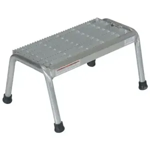 VESTIL SSA-1 Aluminium Step Stand, 1 Step, Welded | AG7ZKC