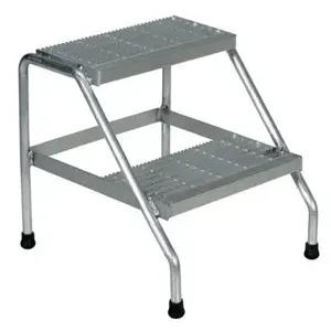 VESTIL SSA-2 Aluminium Step Stand, Welded, 2 Step | AG7ZKG