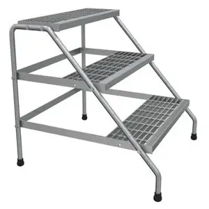 VESTIL SSA-3W-KD Aluminium Wide 3 Step, Stand, Knock Down | AG7ZKV