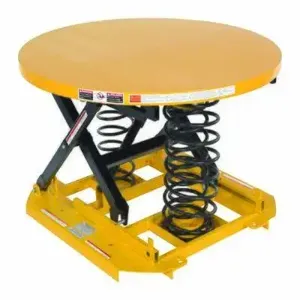 VESTIL SST-45-ST Spring Scissor Table, 4500 Lb. Capacity, Solid Steel Top | CE4QYV