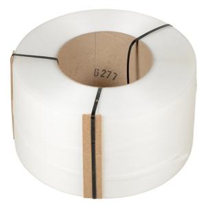 VESTIL ST-12-9X8-NA Clear Poly Strapping, 9900 Feet, 9 x 8 Inch Core | AG7ZNV