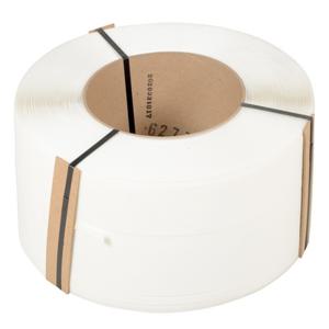 VESTIL ST-12-9X8-WH White Poly Strapping, 9900 Feet, 9 x 8 Inch Core | AG7ZNW