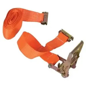 VESTIL STRAP-16-RE Ratcheting Cargo Strap with E-clip, 16 Feet | AG7ZRG