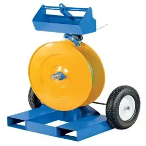 VESTIL STRAP-FP Strapping Cart with Fork Pockets | AG7ZRV