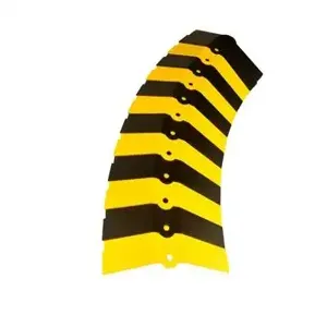 VESTIL SWCP-3-YB-L Sidewinder Protector 40 Inch x 13-5/8 Inch Size, Yellow/black | AG7ZWX