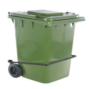 VESTIL TH-95-GRN-FL Green Polyethylene Trash Can, 95 Gallon with Lid Lift | AG8ATV