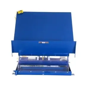 VESTIL UNI-4848-2-BLU-115-1 Lift Table, 2000 Lb., 48 x 48 Inch Size, Blue, 115V, 1 Phase, Steel | CE4RMX