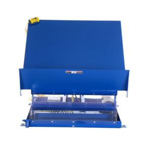 VESTIL UNI-4848-4-BLU-115-1 Lift Table, 4000 Lb., 48 x 48 Inch Size, Blue, 115V, 1 Phase, Steel | CE4RNC