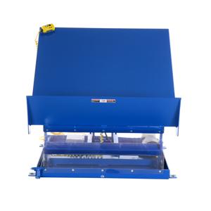 VESTIL UNI-4848-6-BLU-230-3 Scissor Lift Table, 6000 lb., 48 x 48 Inch Size, Blue, 230V, 3 Phase, Steel | CE4RNL