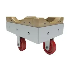 VESTIL VHDD-2436-M Wood/steel Dolly, Metal Wheels, 24 Inch x 36 Inch Size | AG8BPM