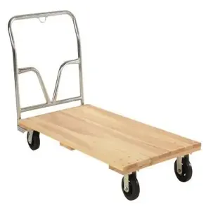 VESTIL VHPT-2754 Hardwood Platform Truck, 16000 Lb. Capacity, 27 Inch Width x 54 Inch Length | AG8BQR