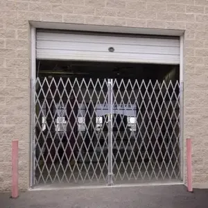 VESTIL VPFG-1065 Double Fold Scissor Gate, Galvanised, 144 Inch Length x 72 Inch Height | AG8BVP