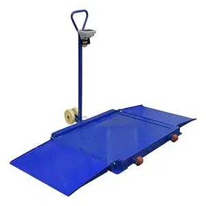 VESTIL VPFS-3B Portable Diamond Plate Scale, 78 Length x 60 Width x 2 Height | AG8BWX