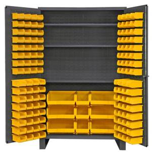 VESTIL VSC-JC-137 Storage Cabinet, 137 Bins, 24 x 78 Inch Size | AG8BYV