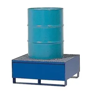 VESTIL VSRB-1 Vertical Drum Retention Basin, 34 x 34 x 18 Inch Size | AG8BZQ