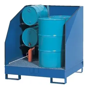 VESTIL VSRB-WS-4 Retention Basin With Separation Walls, 2400 Lb. Capacity | AG8BZY