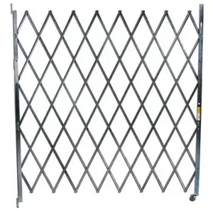 VESTIL VSSG-1070 Single Fold Scissor Gate, 1.5 Inch x 144 Inch x 84 Inch Size | AG8CAB