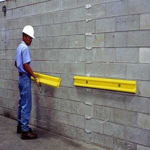 VESTIL VWP-48 Polyethylene Wall Protector, 48 Inch Size | AG8CCN