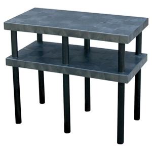 VESTIL WBT-S-4824 Massiver Werkbanktisch aus hochdichtem Polyethylen, 24 Zoll x 48 Zoll Größe | AG8CDM