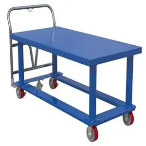 VESTIL WHPT-3060-ST Work Height Platform Truck, Steel Top, 30 x 60 Inch Size | CE4RUB