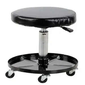 VESTIL WLPS-2 Ergonomic Assembly Worker Stool, 300 Lb. Capacity | AG8CGT