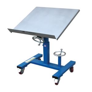 VESTIL WT-2424 Mobile Tilting Work Table, 300 Lb. Capacity, 24 x 24 Inch Size | AG8CNB